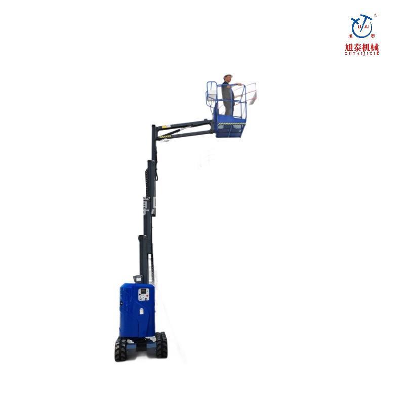 Tracked vertical mast lift