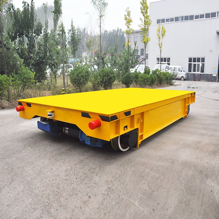 Xutai electric transfer cart has strong load-bearing capacity, simple and labor-saving operation, and is suitable for material transfer in workshop warehouses