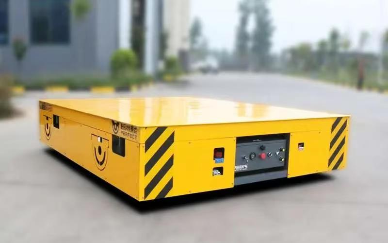 Xutai electric transfer cart has strong load-bearing capacity, simple and labor-saving operation, and is suitable for material transfer in workshop warehouses