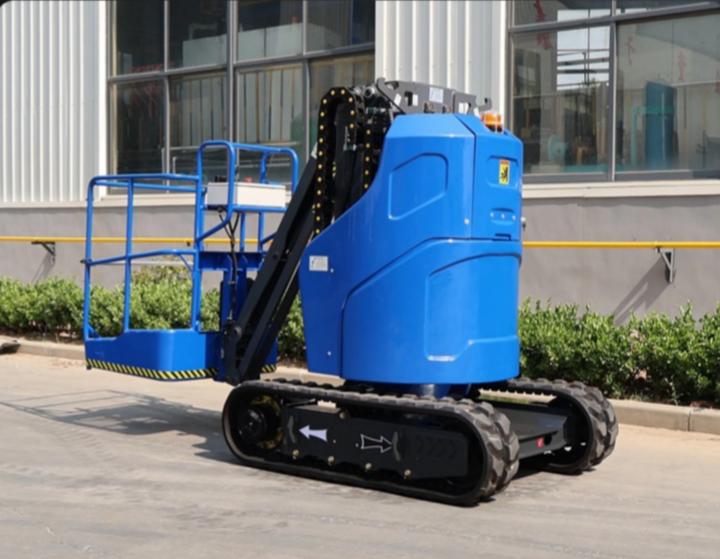 Source Factory 7m platform height support 2 people work efficient safety crawler design suitable for a variety of terrain vertical mast lift