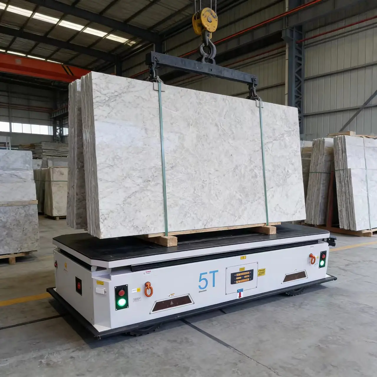 The XUTAI-Electric Automated Guided Vehicle offers customizable load capacities, improving the efficiency of material transfer.