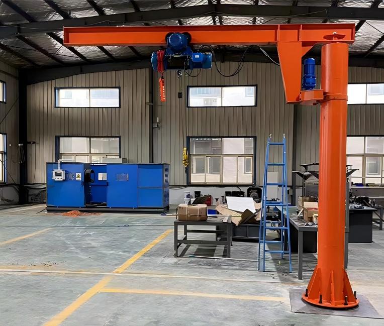 Xutai 3-ton 360° rotary cantilever crane, suitable for large lifting operations