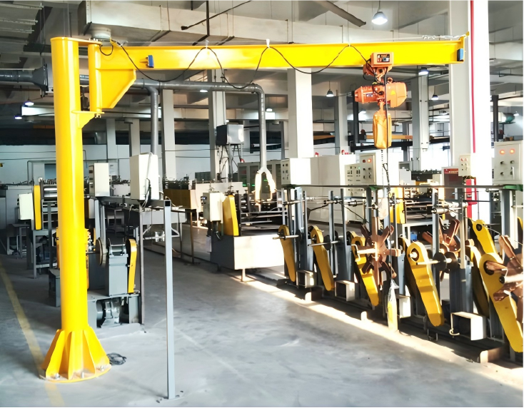 Crafted with Precision: Xutai’s 2-ton Cantilever crane Empowers Efficient Lifting Operations in the Workshop Crafted with Precision: Xutai’s 2-ton Cantilever crane Empowers Efficient Lifting Operations in the Workshop