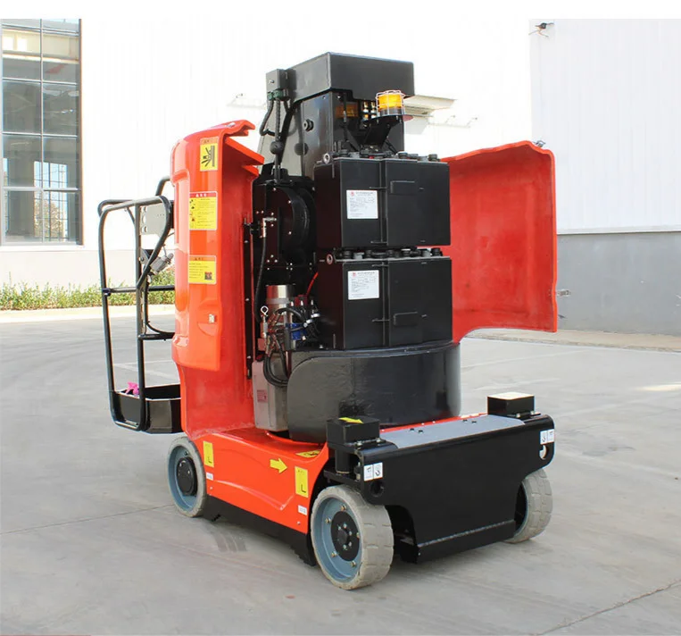 Efficient and labor-saving: Electric self-propelled vertical mast lift with customizable working height CE certified
