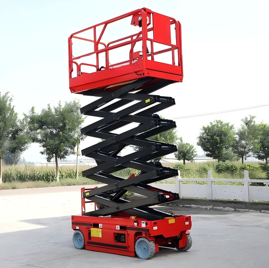 Factory direct supply electric self-propelled working height customizable vertical lifting equipped with safety protection devices scissor lift