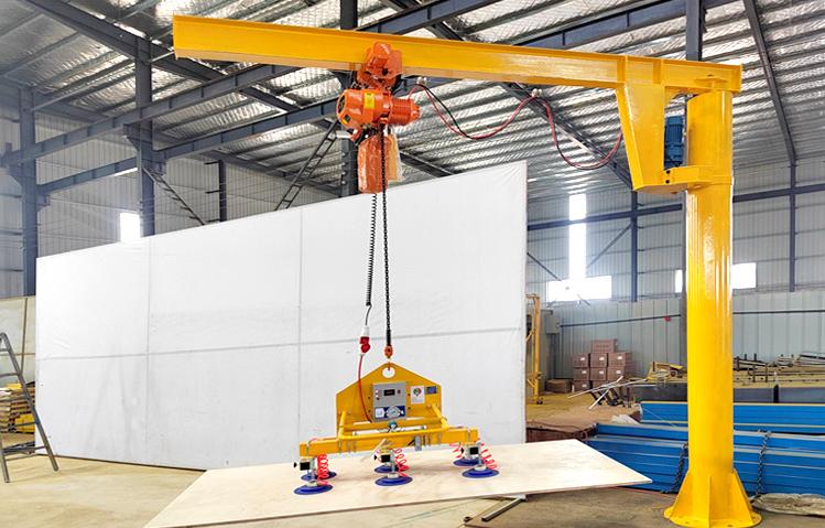 Highly efficient and labor-saving lifting operations 5-ton load capacity CE certified electric control cantilever crane