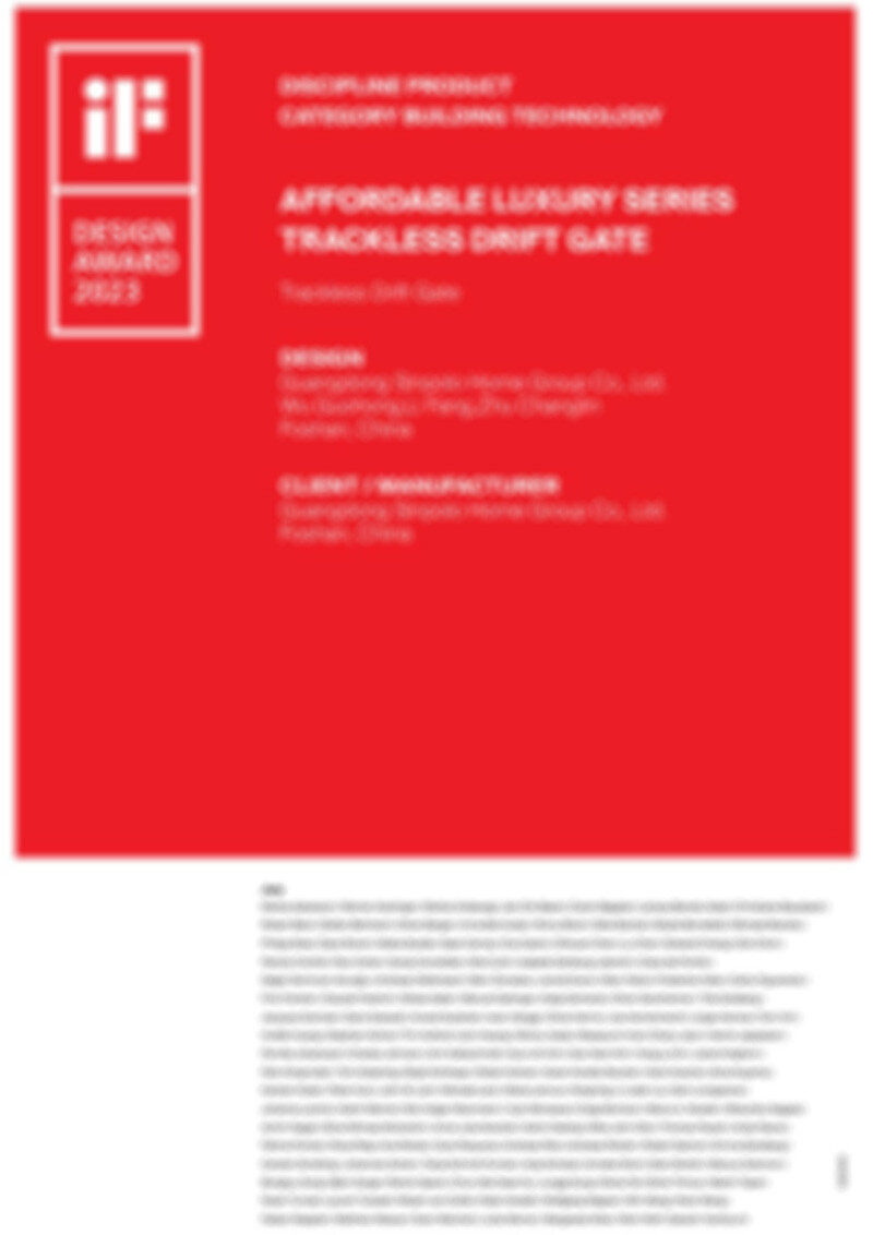 affordable luxury series trackless drift gate
