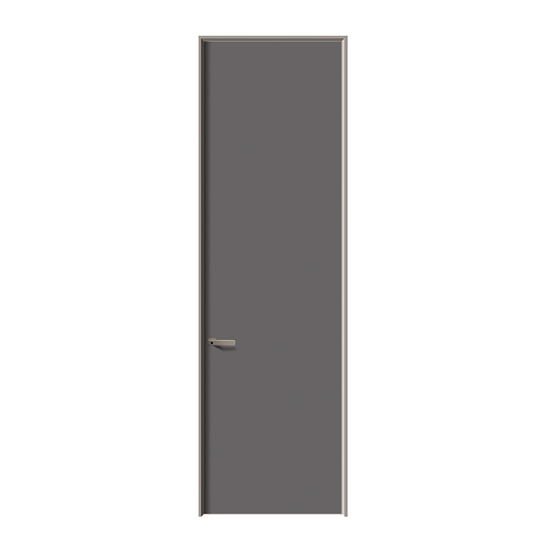 Frameless Dark Grey Bedroom Door