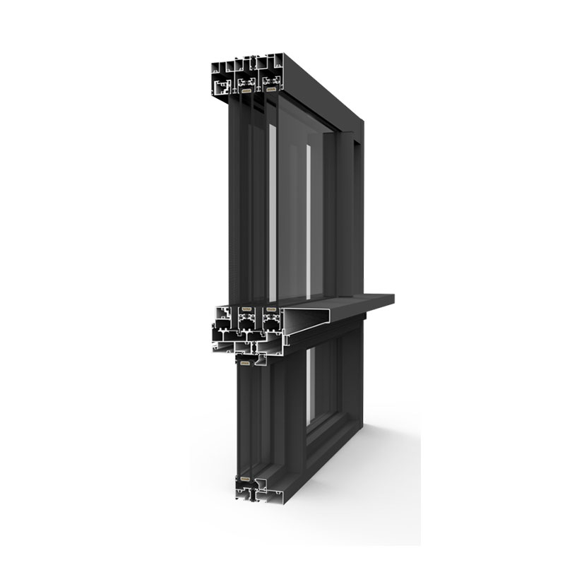 3 Track Aluminum Thermal Break Sliding Window