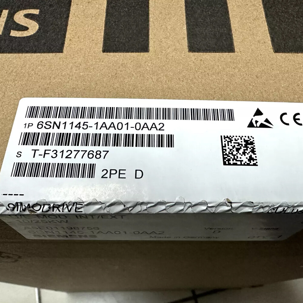 Siemens   6SN1145-1BA02-0CA1   Feed module   IN STOCK