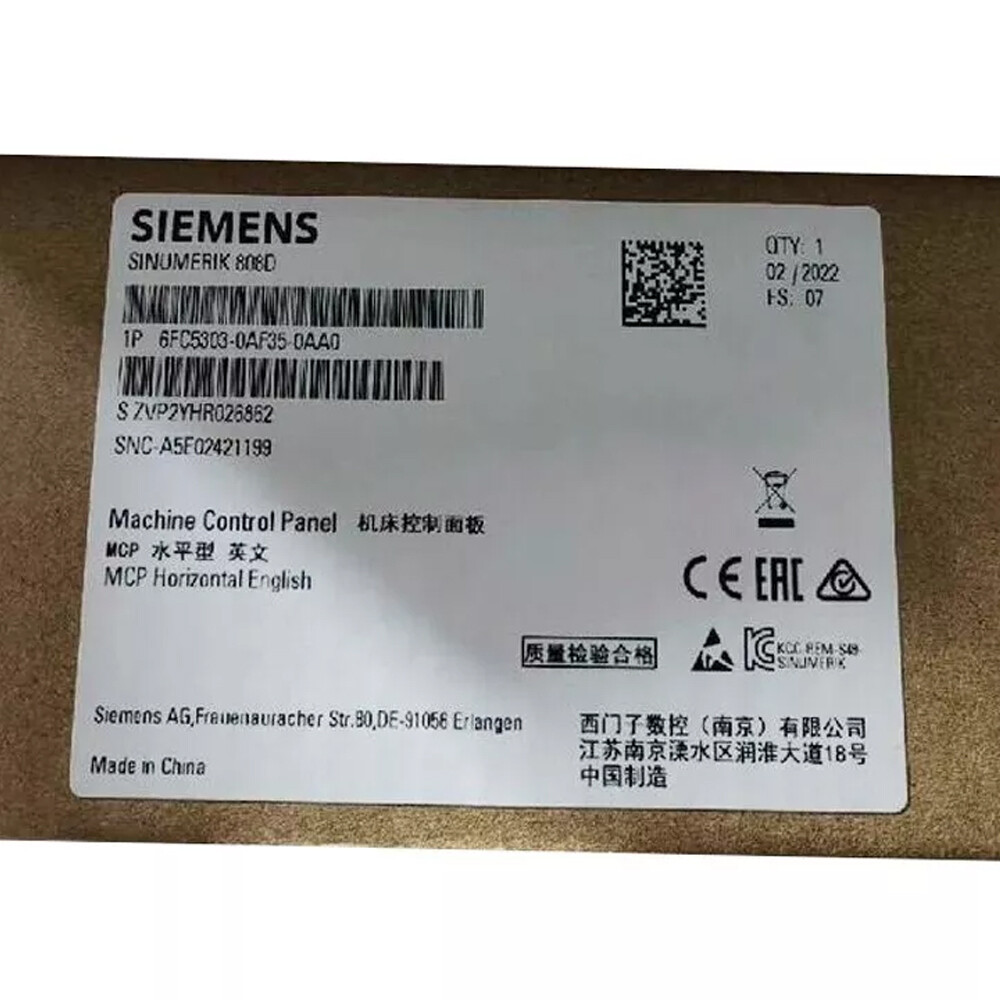 Siemens    6FC5248-0AF20-2AA0  Operation panel    IN STOCK