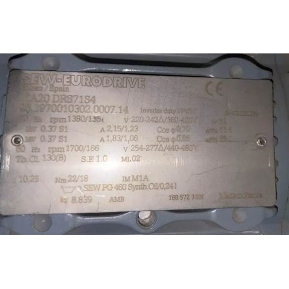 SEW  KT 77 DRS 132S4/TH   Gear Motor   In Stock