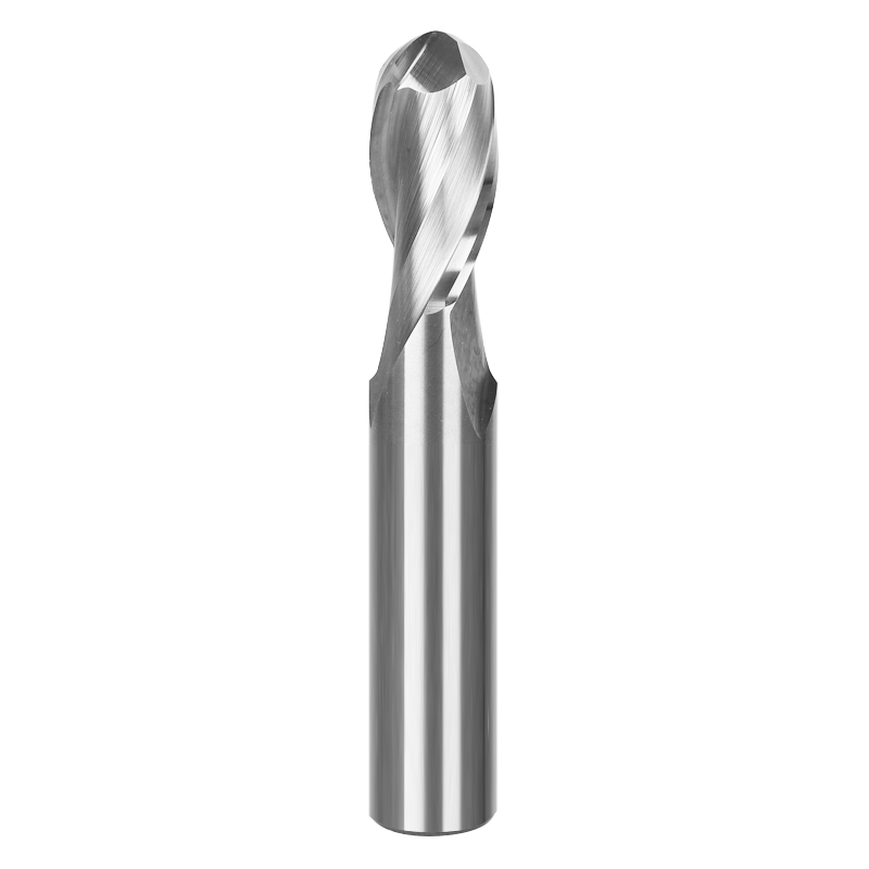 55° Aluminum Ball Nose End Mill, Round Head, Ball Shape, High-Gloss, Alloy, Tungsten Steel, End Mill, Machining Center Tool