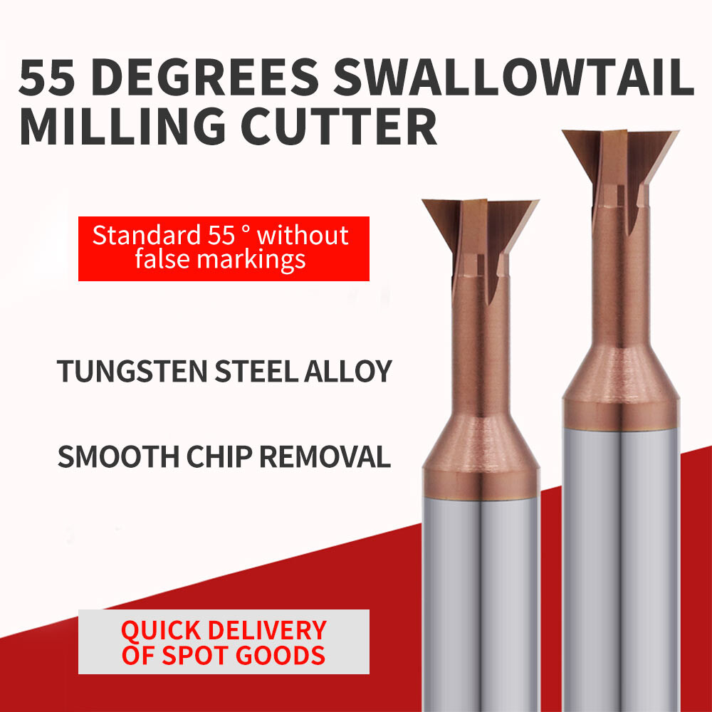 Yankee Slot End Mill, 45° Solid Carbide Chamfer Cutter, Machining Center CNC, Tungsten Steel Coated Tool, 6, 8, 10