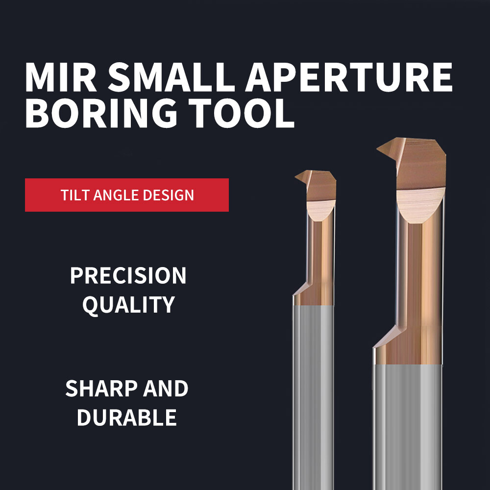 Integral tungsten steel MIR3A60 alloy internal hole thread turning tool 4A55 small hole micro centering machine 6mm