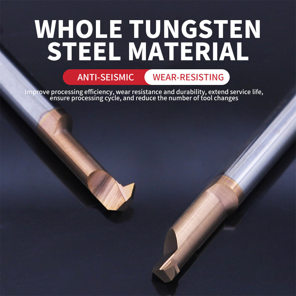 Integral tungsten steel MIR3A60 alloy internal hole thread turning tool 4A55 small hole micro centering machine 6mm