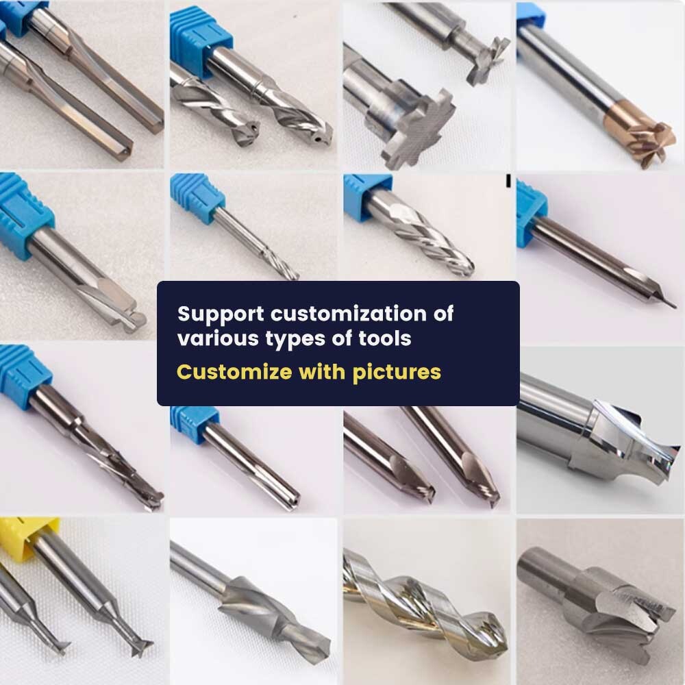 Customized CNC alloy cutting tools for non-standard milling cutters, tungsten steel milling cutters, ball cutters