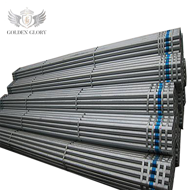 ASTM A53 BS 1387 MS Pipe galvanized tube