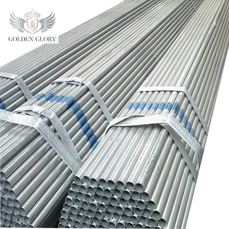GI Round Pipe 1.5 Inch 2 Inch 2.5 Inch Galvanized Steel Pipe Tube