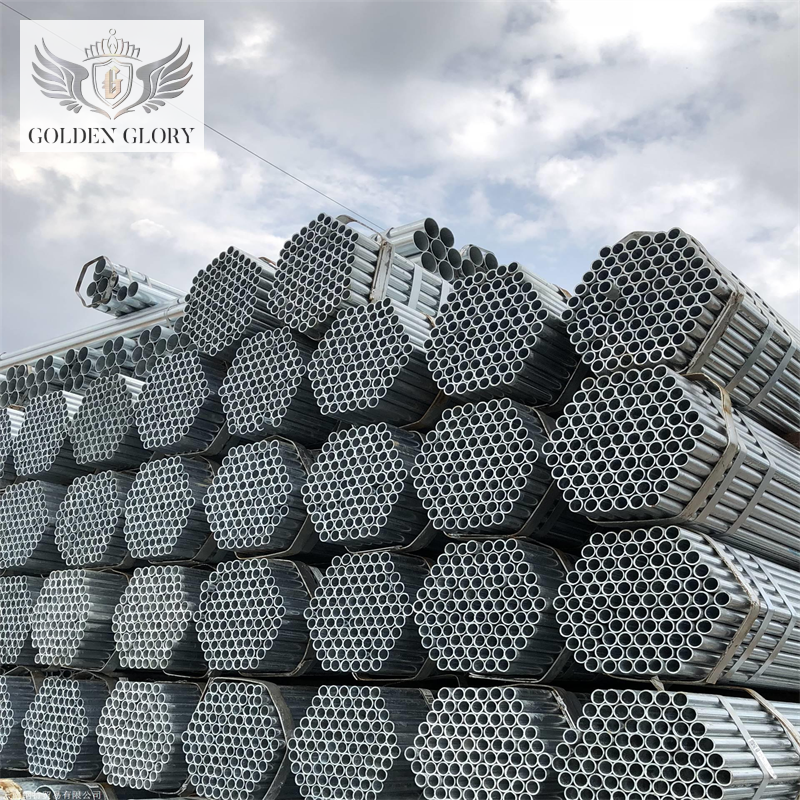 ASTM A53 BS 1387 MS Pipe galvanized tube