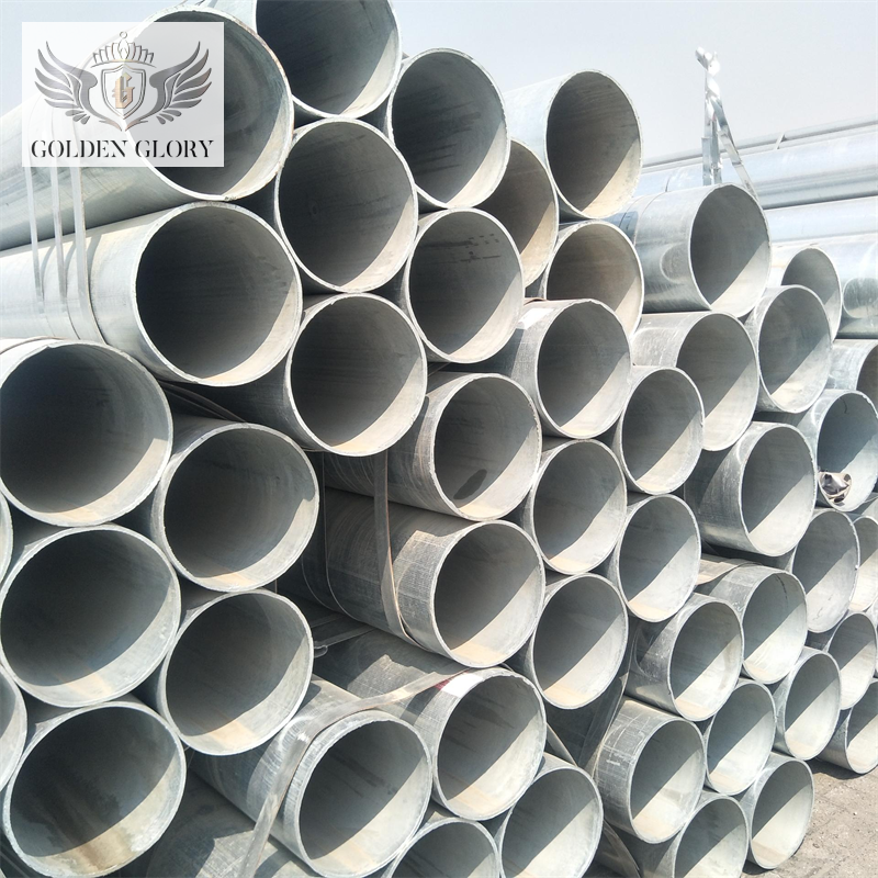 ASTM A53 BS 1387 MS Pipe galvanized tube