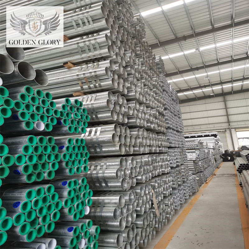 ASTM A53 BS 1387 MS Pipe galvanized tube