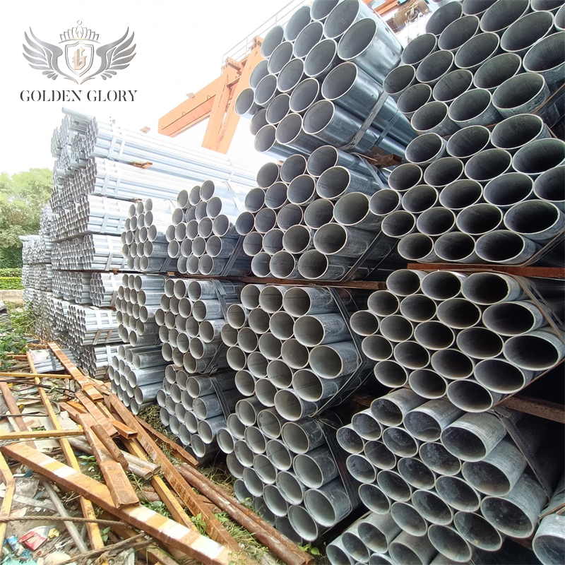 ASTM A53 BS 1387 MS Pipe galvanized tube