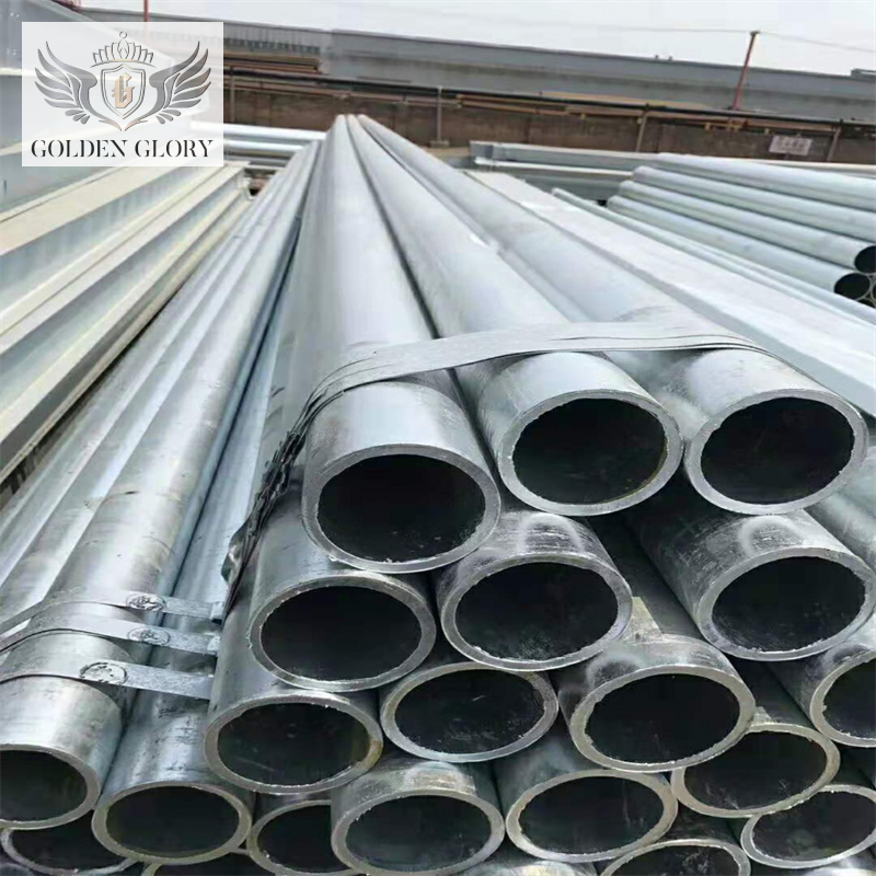 ASTM A53 BS 1387 MS Pipe galvanized tube