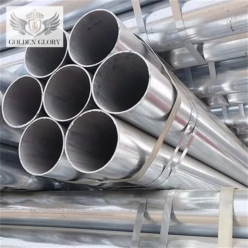 GI Round Pipe 1.5 Inch 2 Inch 2.5 Inch Galvanized Steel Pipe Tube