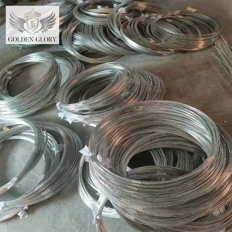 BWG20 BWG21 BWG22 Galvanized Wire Diameter 0.7 - 4mm Hot Dip Electro Gi Wire Galvanized Steel Wire