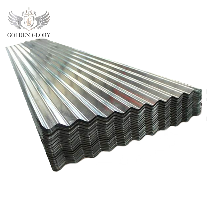 ASTM A653 Dx51d Z275 Gi PPGI Galvanized Corrugated Steel Metal Roofing Sheet