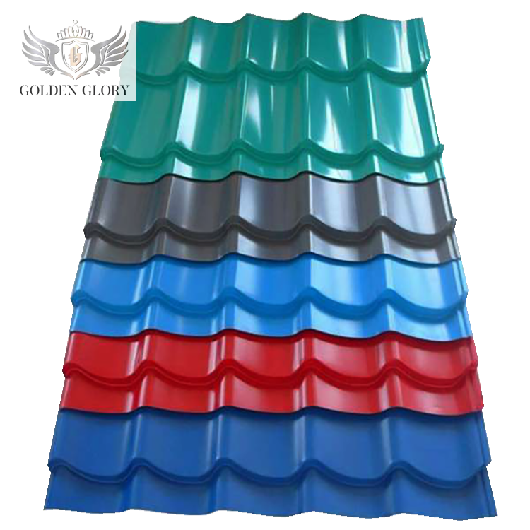 Zinc 30GSM 60GSM Color Coating Galvanized Roof Sheets