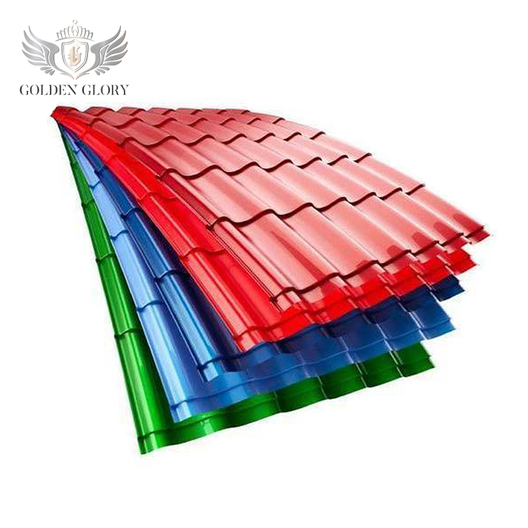 3003 PE Paint Coating Color Coated Corrugated Aluminum Roofing Sheet