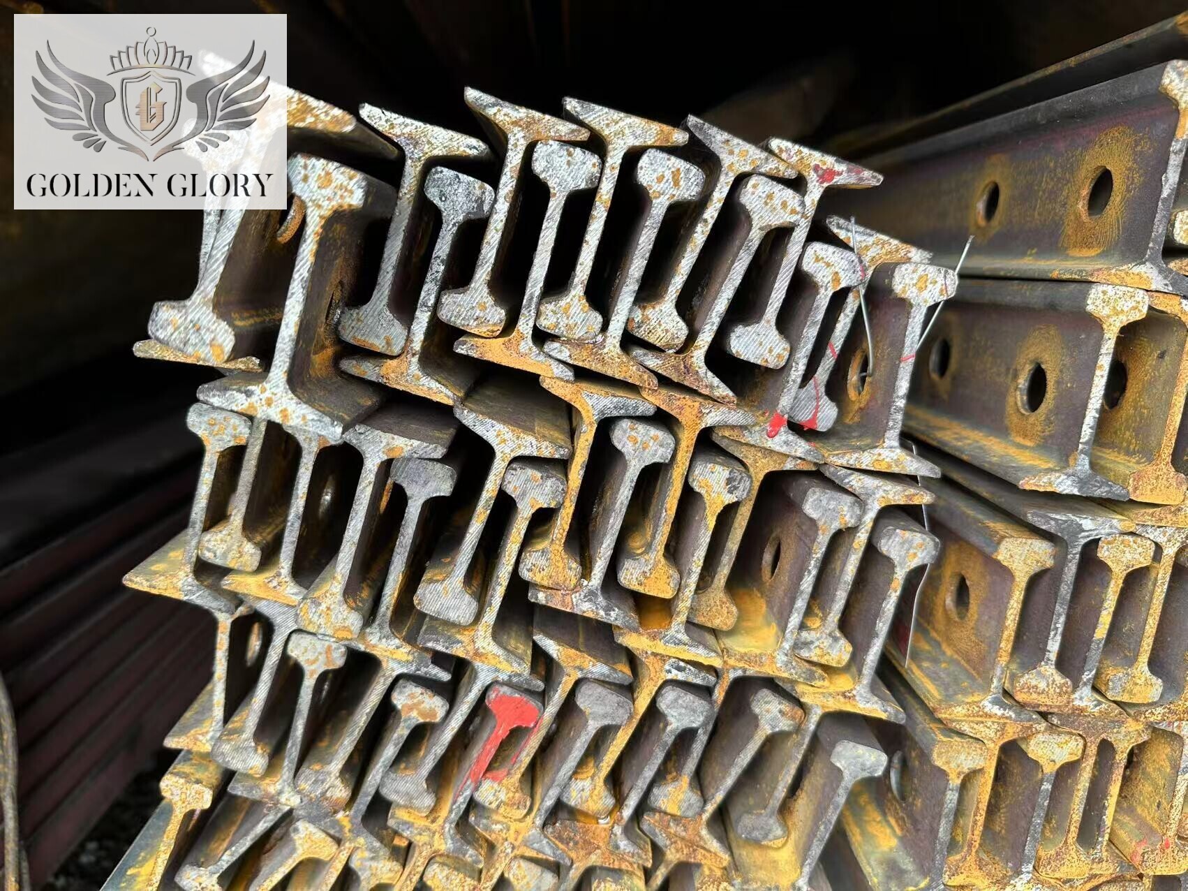 Q235 Q355 Type Railway Light Steel Rails Q235 Q355 Type Railway Light Steel Rails