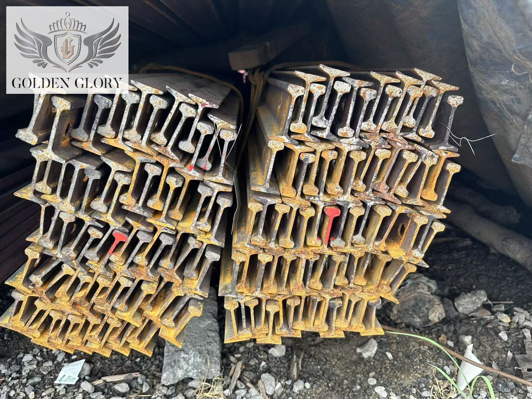 Q235 Q355 Type Railway Light Steel Rails Q235 Q355 Type Railway Light Steel Rails