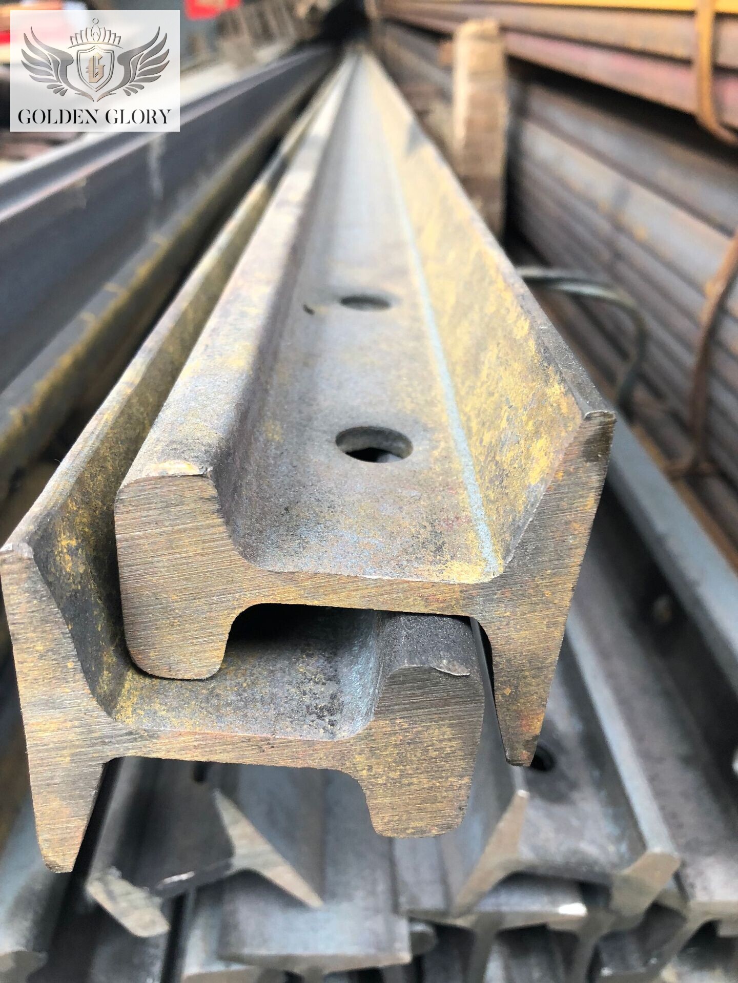 Q235 Q355 Type Railway Light Steel Rails Q235 Q355 Type Railway Light Steel Rails