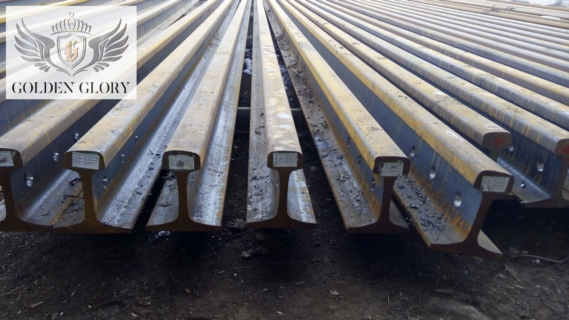 DIN 536 A45 A55 A65 A75 A100 A120 Steel Rail