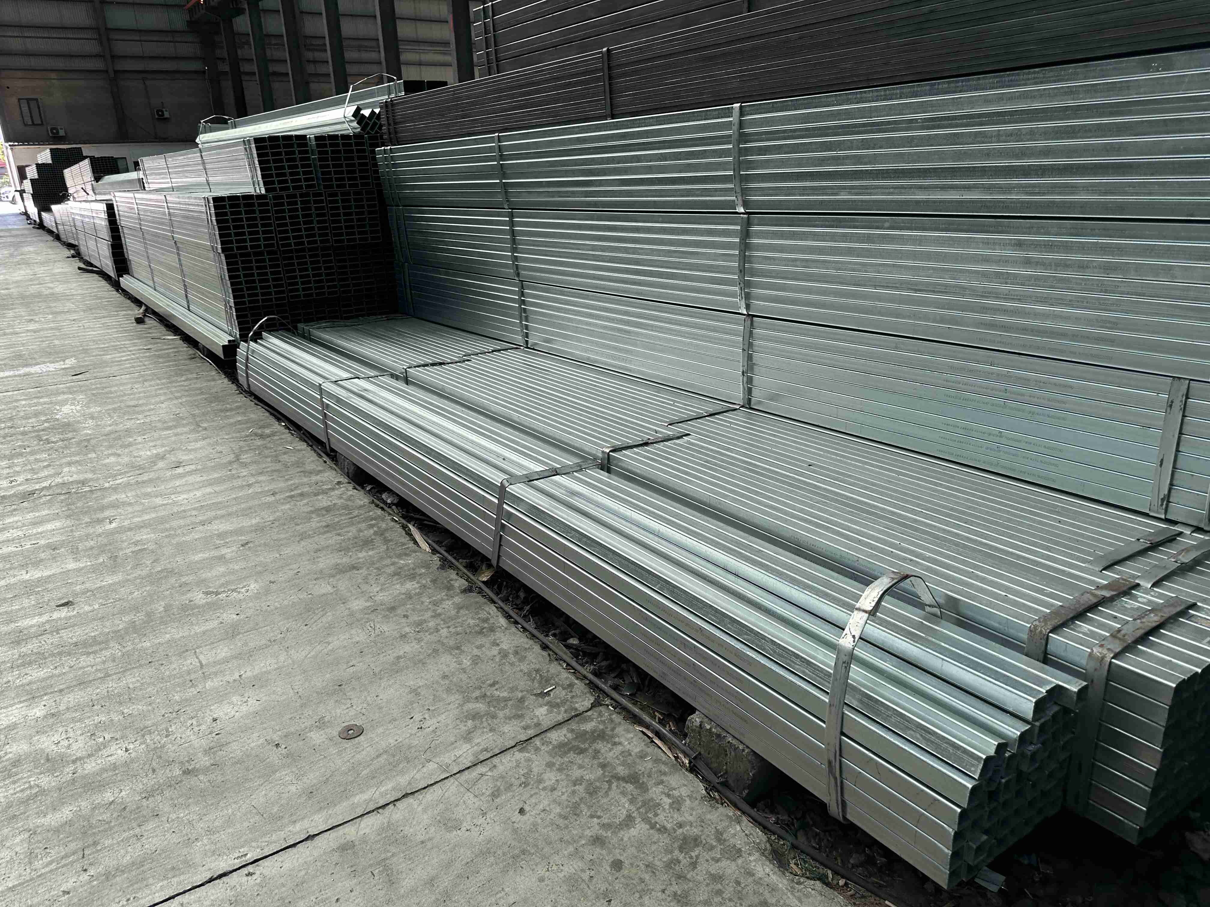Q345 Galvanized Rectangle Hollow Sections / Galvanized Rectangle Tube