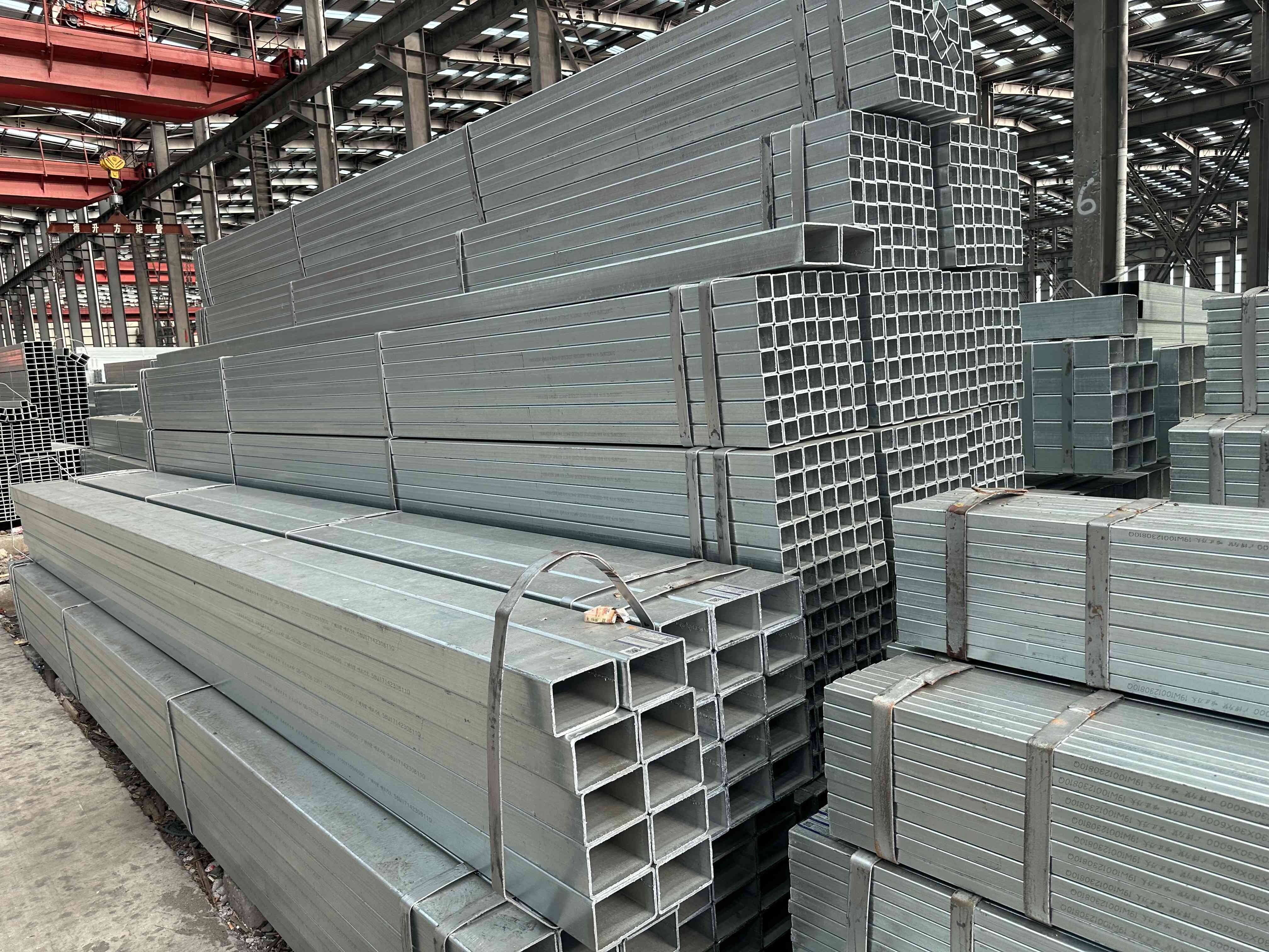 S235JR Galvanized Square Hollow Sections / Galvanized Square tube