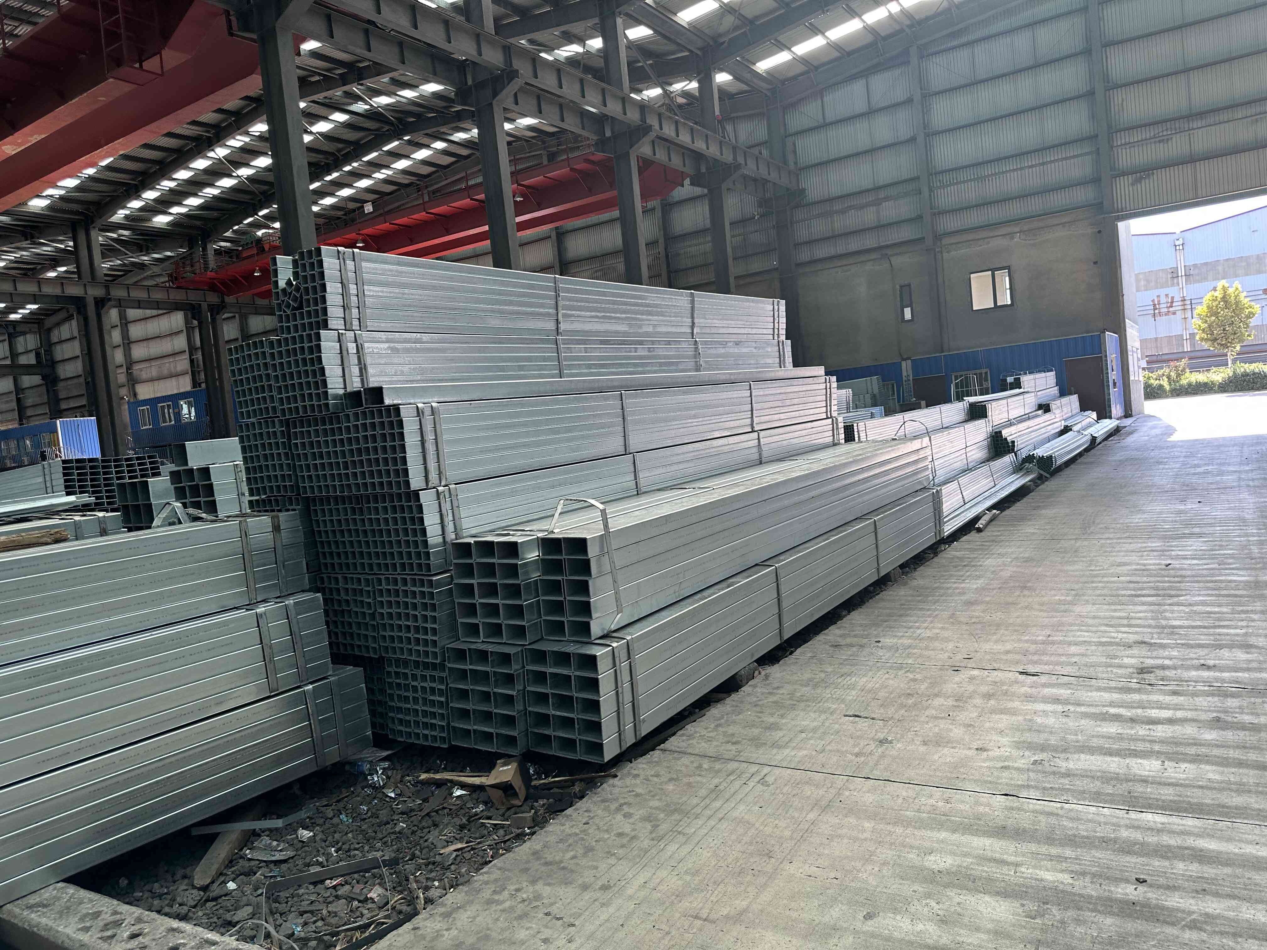 S235JR Galvanized Square Hollow Sections / Galvanized Square tube