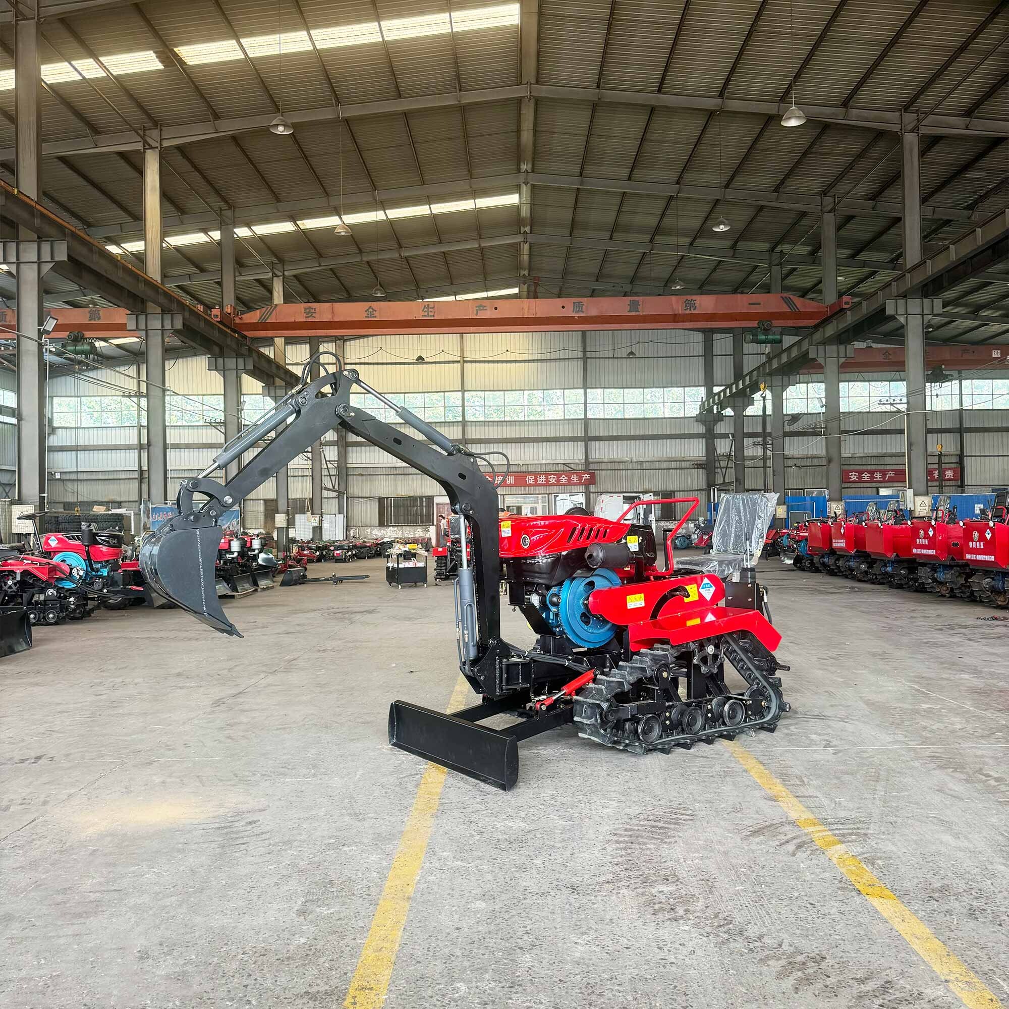 35HP Multifuction Crawler Tractor For Dry land And Paddy Field