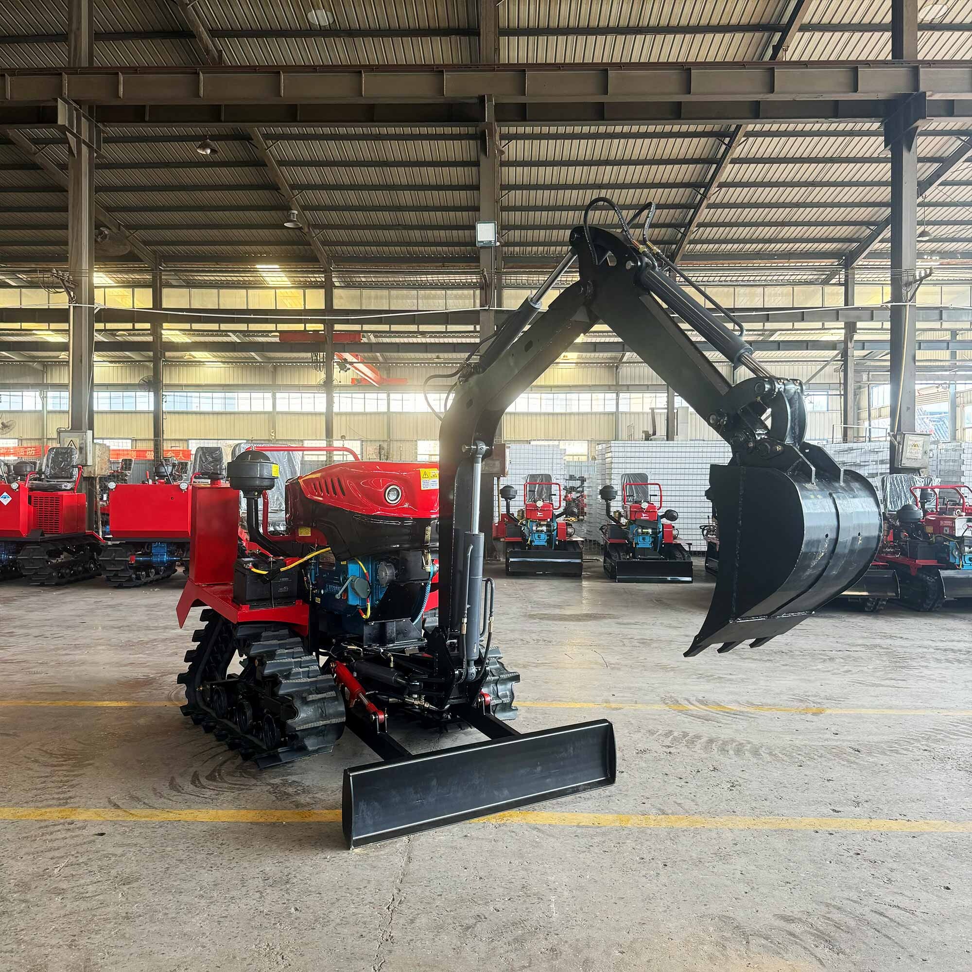 35HP Multifuction Crawler Tractor For Dry land And Paddy Field