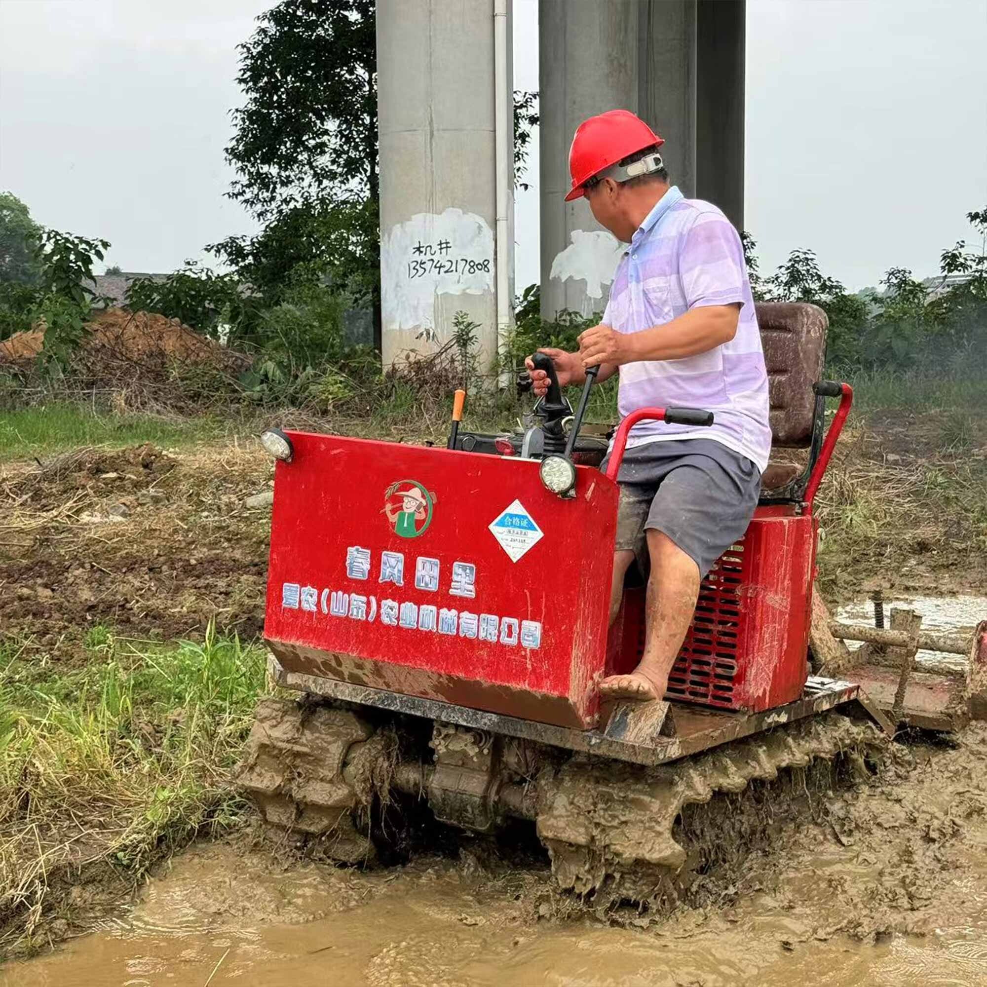 35HP Multifuction Crawler Tractor For Dry land And Paddy Field