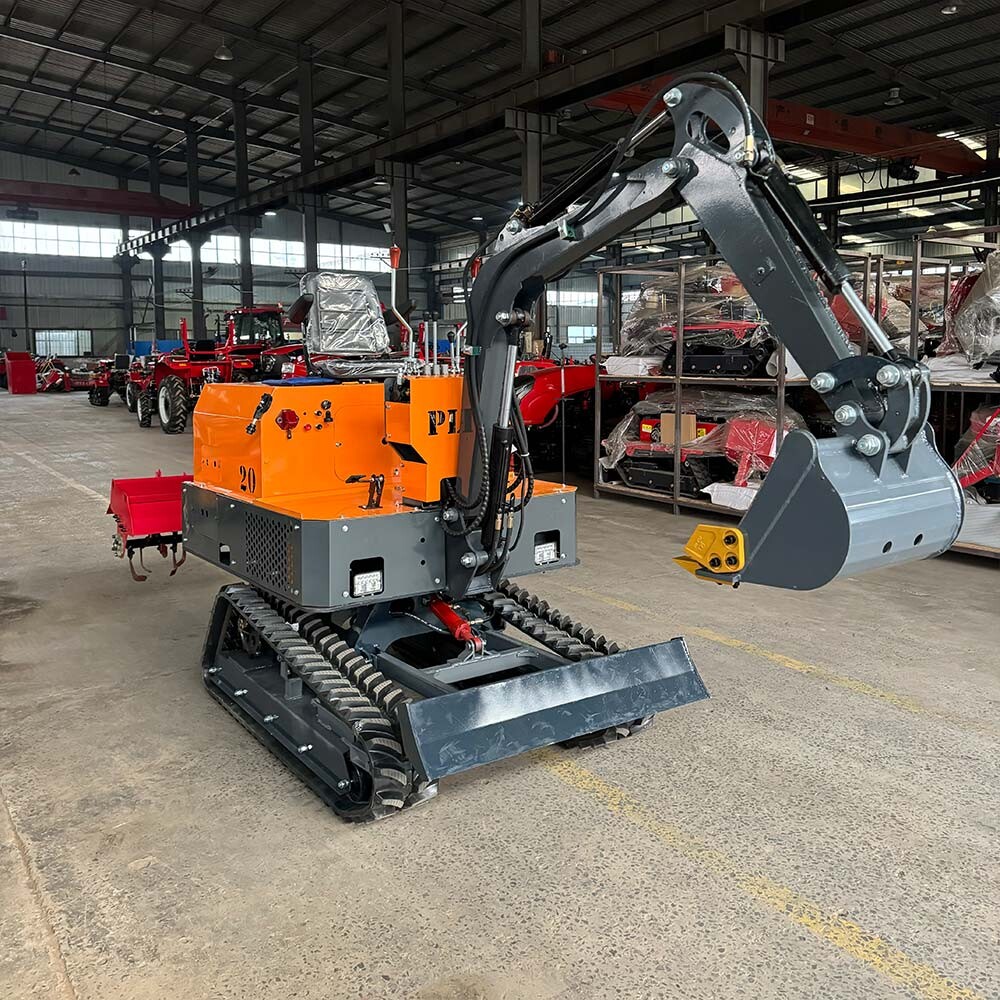 35-horsepower excavating-rotary tilling integrated machine