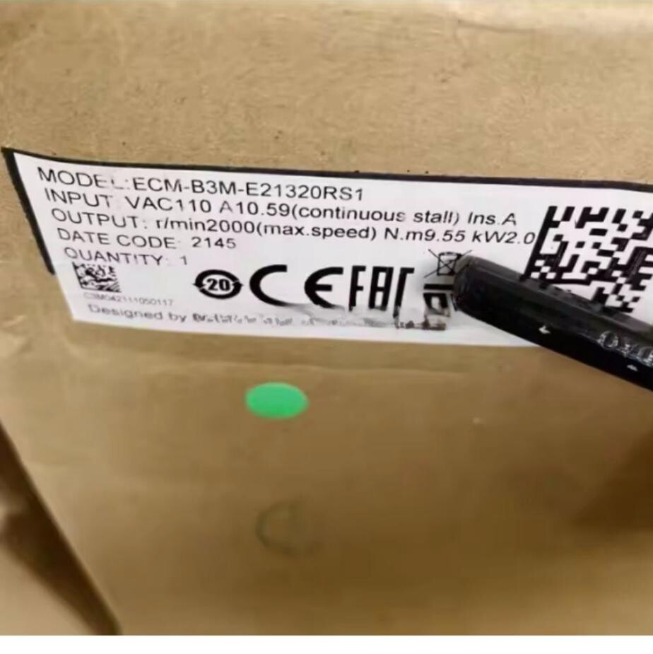 ECM-B3M-E21320RS1/2KW Motors Delta Brand New and Genuine inverter test OK Fast Shipping