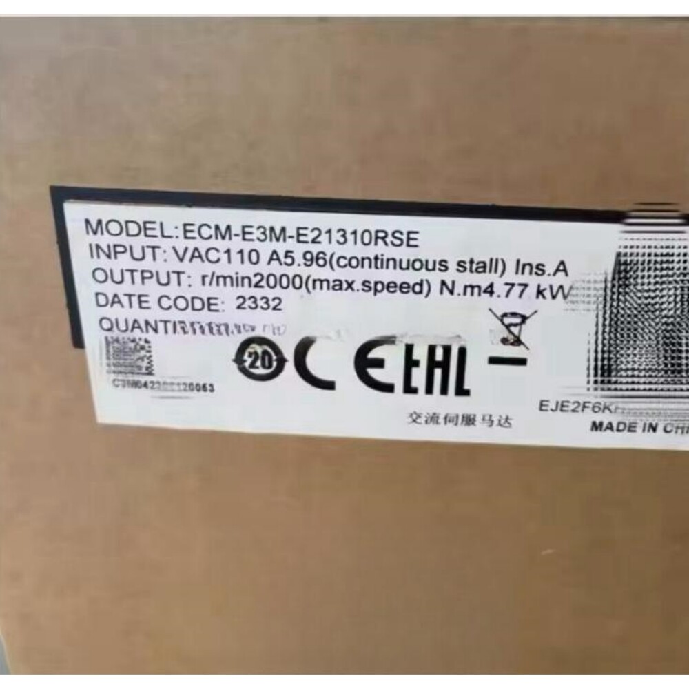 ECM-E3M-E21310RSE Servo Motor  Delta Brand New and Genuine inverter test OK Fast Shipping