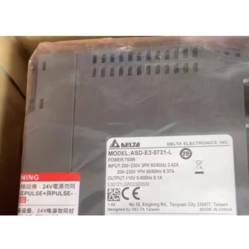 ASD-E3-0721-L servo drive Delta Brand New and Genuine inverter test OK Fast Shipping
