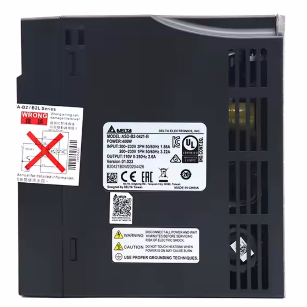 ASD-B2-0421-B servo drive Delta Brand New and Genuine inverter test OK Fast Shipping