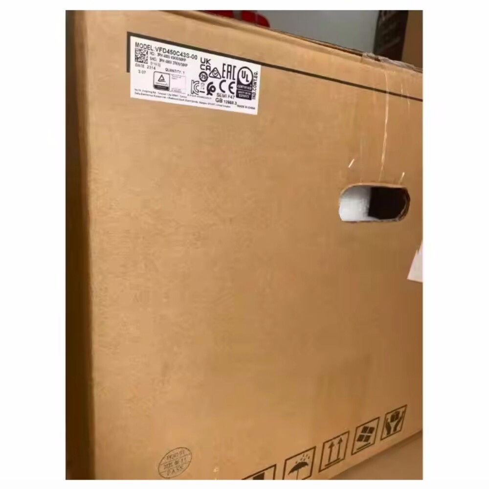 VFD450C43S-00/45KW servo drive Delta Brand New and Genuine inverter test OK Fast Shipping