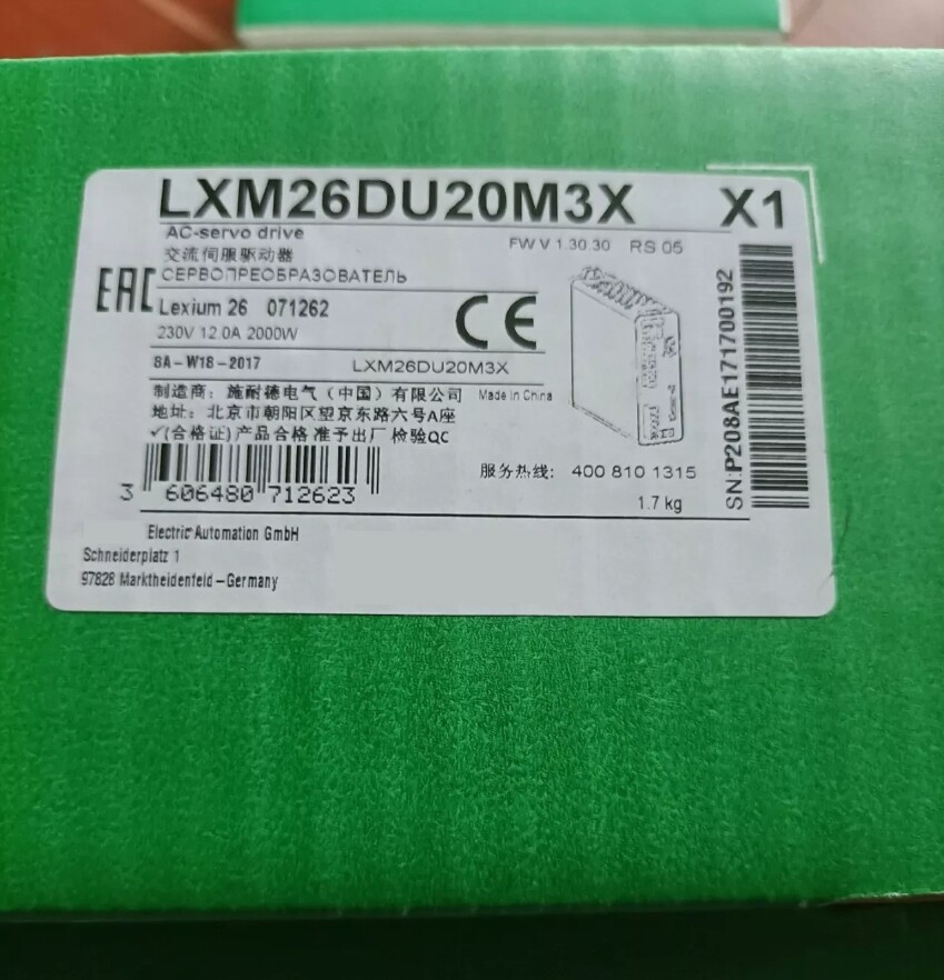 Schneider LXM26DU20M3X Brand New and Genuine inverter test OK Fast Shipping